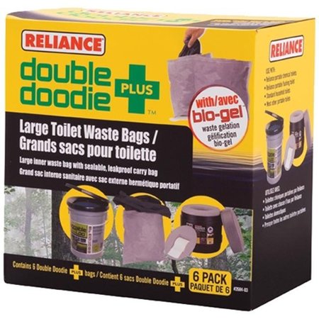 RELIANCE Reliance 341105 Double Doodie Plus - Pack of 6 341105